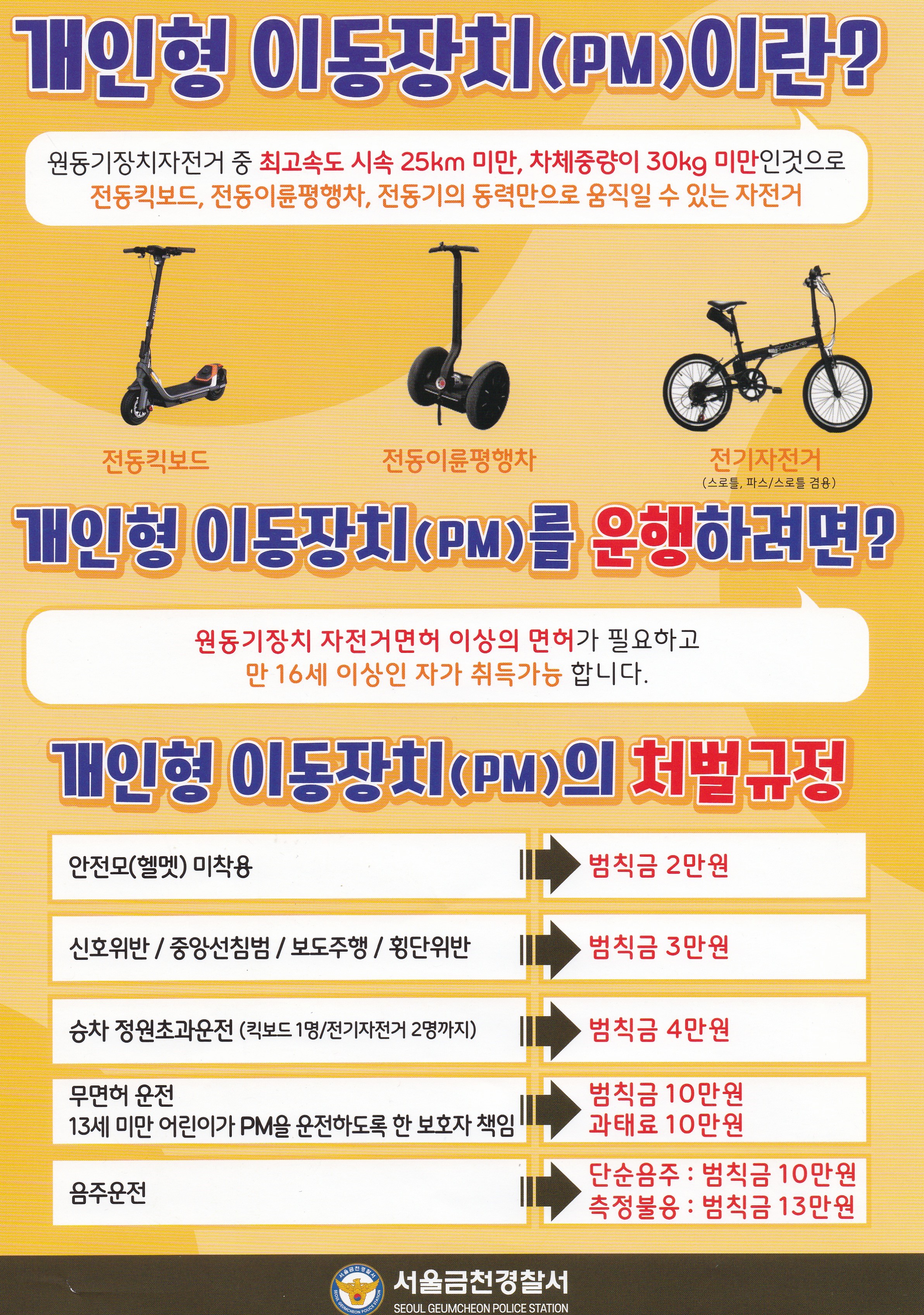 개인형이동장치[pm]  규정