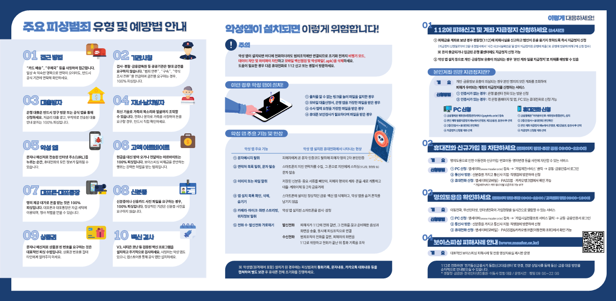 피싱범죄, 예방만이 답입니다.